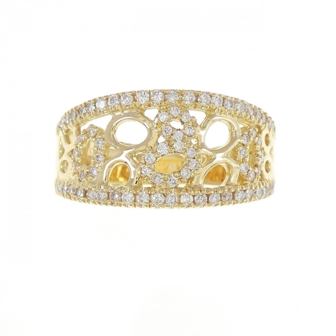 K18YG DIAMOND RING - 2