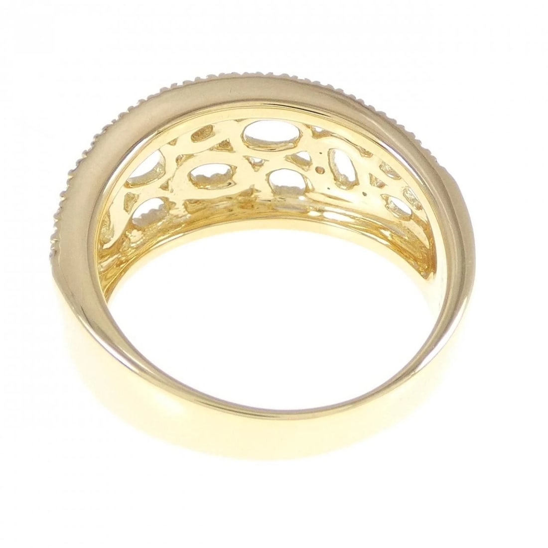 K18YG DIAMOND RING - 3