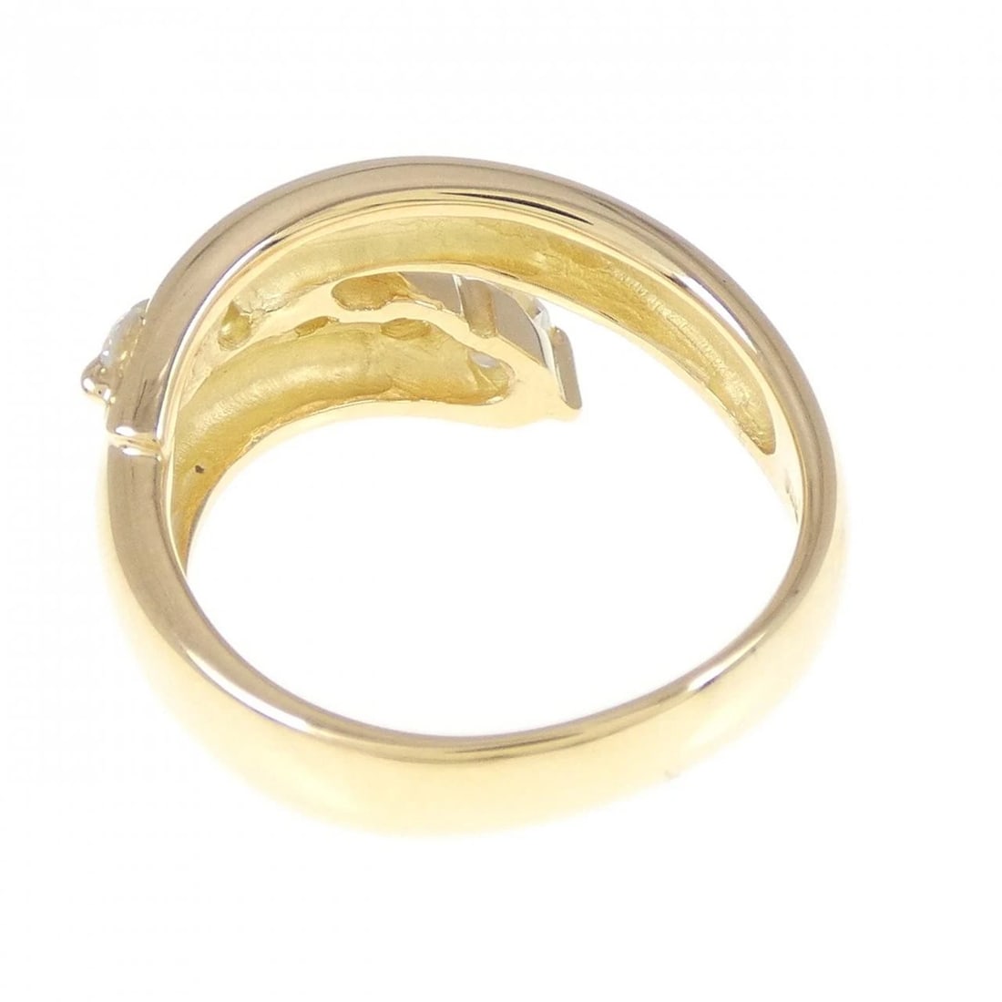 K18YG DIAMOND RING - 3