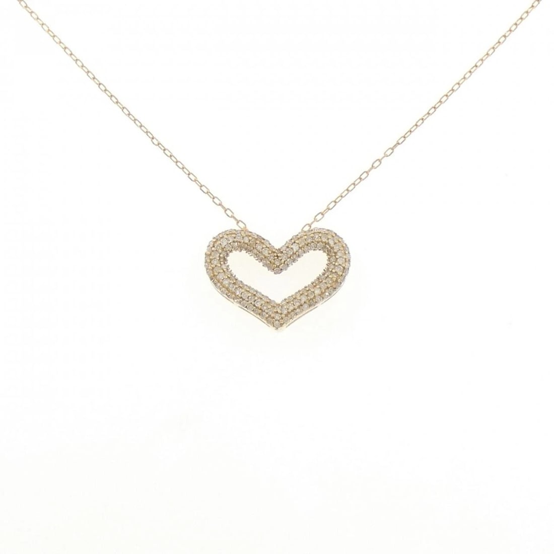 18K YELLOW GOLD PAVE DIAMOND NECKLACE: 18K Yellow Gold Pave Diamond Necklace Brand: Unbranded Type/Style: Diamond Necklace Material: K18 yellow gold, Main Stone Natural Color: YG Size: Length: 45cm Accessories: None Accessories Notice: