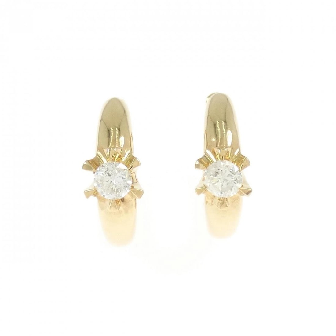 K18YG/K18PG DIAMOND PIERCE: K18YG/K18PG Diamond Pierce Brand: Unbranded Type/Style: Diamond Pierce/Earring Material: 18K Yellow Gold/18K Pink Gold, Main Stone Natural Color: YG, PG Size: Actual Size: Approx. height x width: