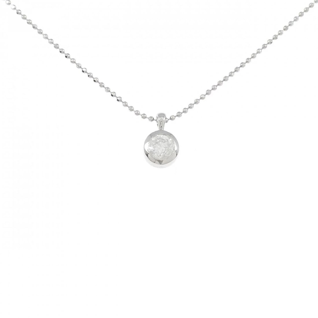 PT900/PT850 SOLITAIRE DIAMOND NECKLACE: PT900/PT850 Solitaire Diamond Necklace Brand: Unbranded Type/Style: Diamond Necklace Material: Platinum900/Platinum850, Main Stone Natural Color: PT Size: Length: 40cm Accessories: None Accessories