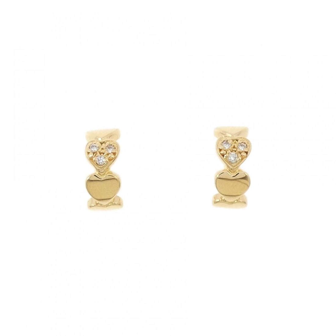 STAR JEWELRY DIAMOND PIERCE: Star Jewelry Diamond Pierce Brand: STAR JEWELRY Type/Style: Star Jewelry Pierce/Earring Material: K18 Yellow gold, Main Stone Natural Color: YG Size: Actual Size: Approximate dimensions (height x widt