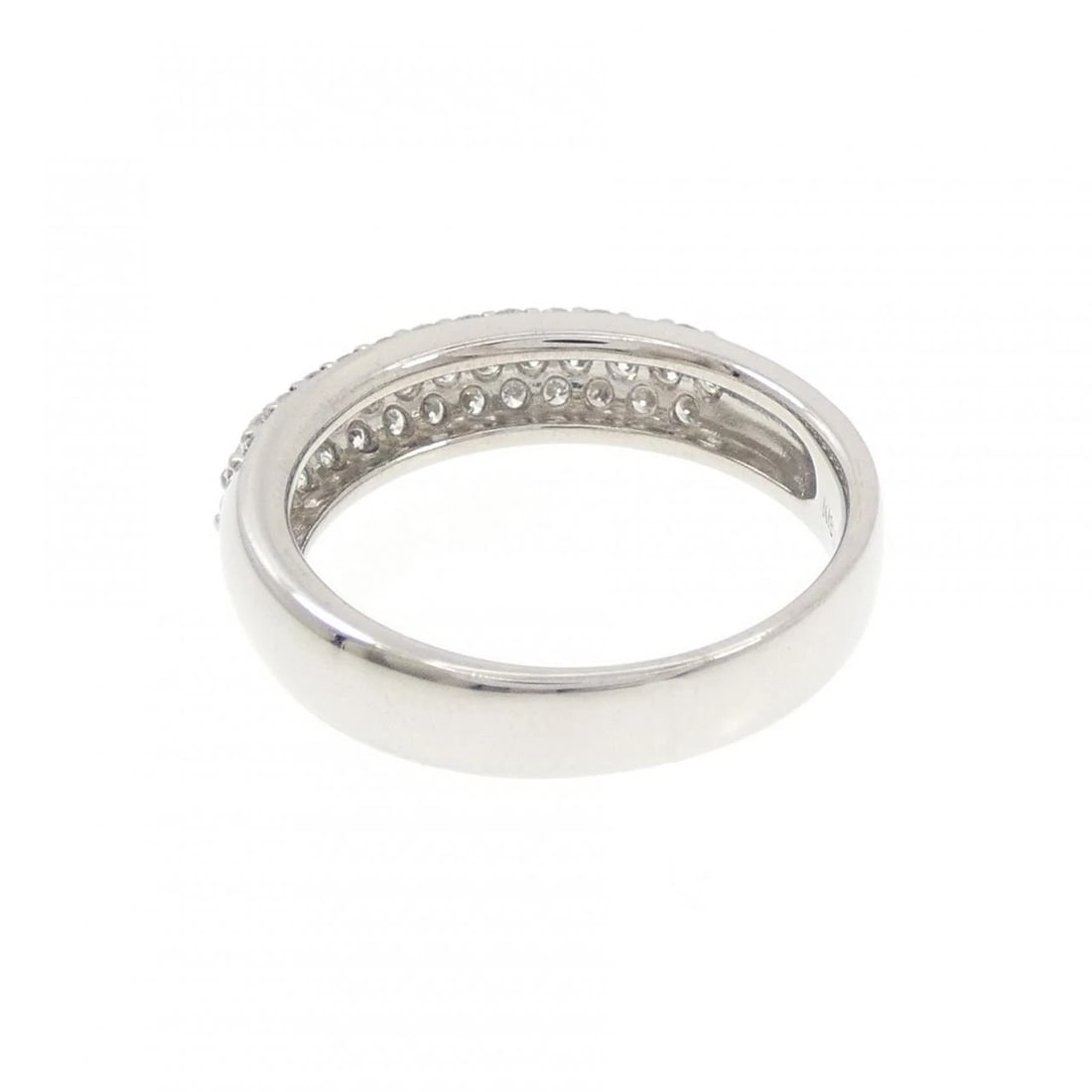 K18WG PAVE DIAMOND RING - 3