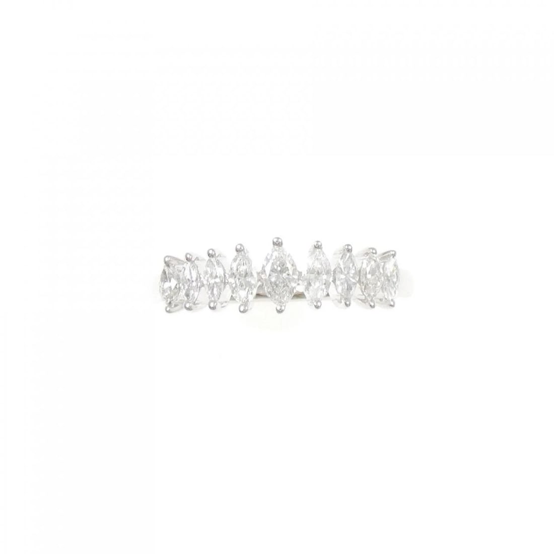 K18WG DIAMOND RING - 2