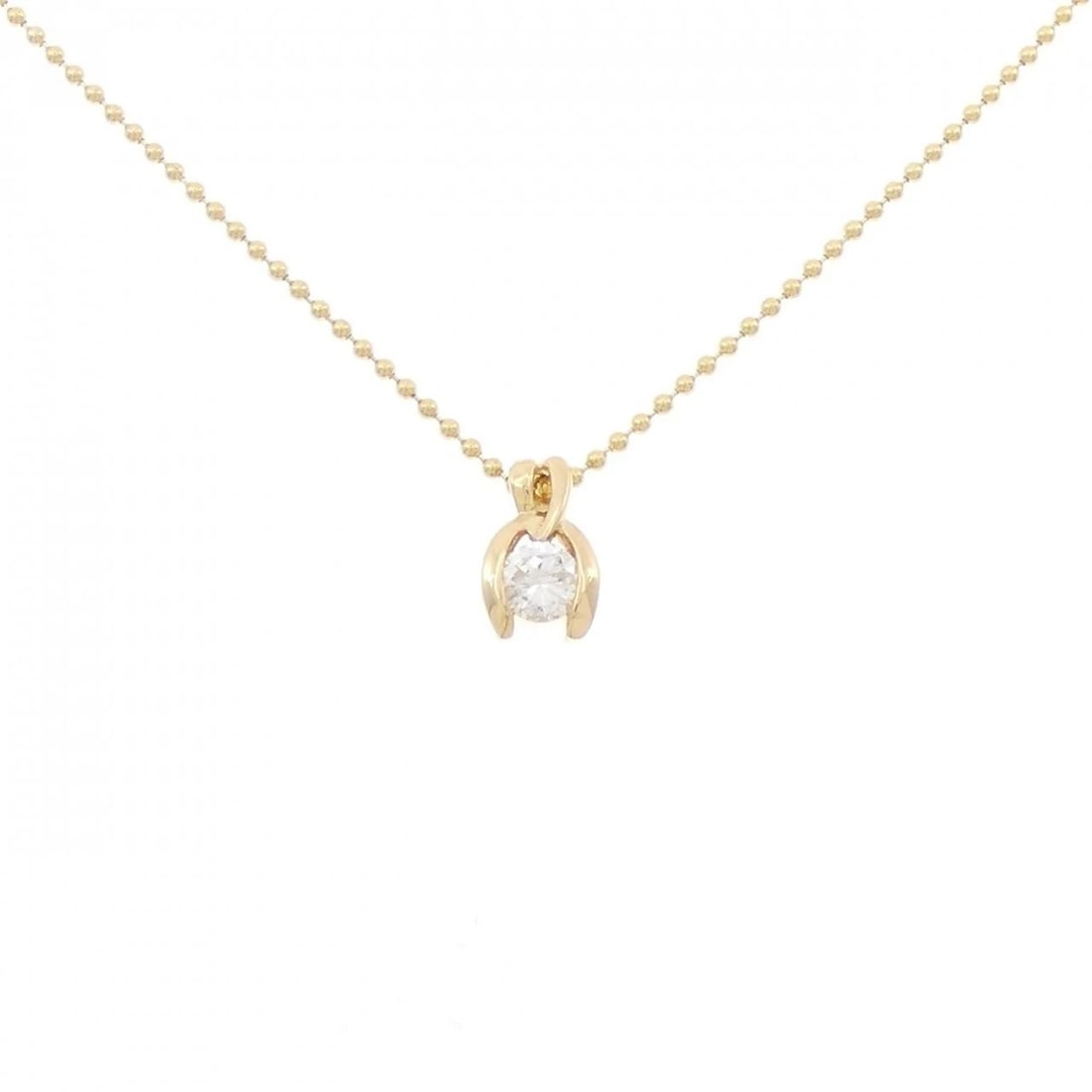 18K YELLOW GOLD DIAMOND NECKLACE: 18K Yellow Gold Diamond Necklace Brand: Unbranded Type/Style: Diamond Necklace Material: K18 yellow gold, Main Stone Natural Color: YG Size: Length: 42cm Accessories: None Accessories Notice: When