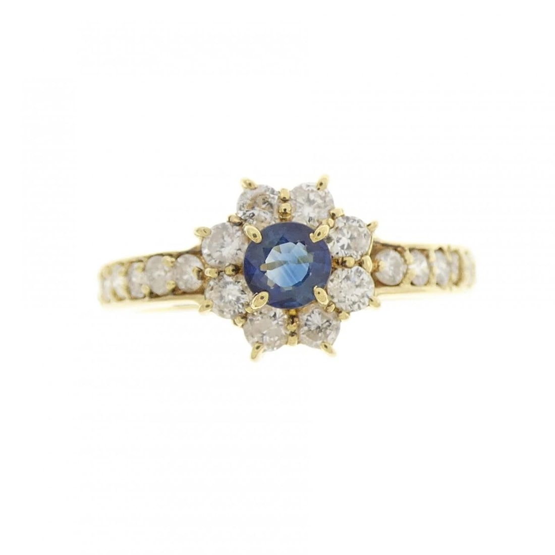 K18YG SAPPHIRE RING - 2