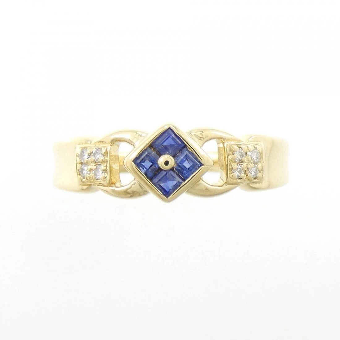 K18YG SAPPHIRE RING - 2