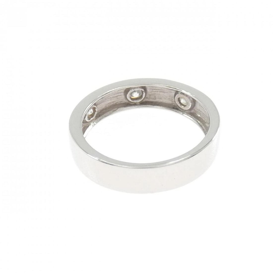 K18WG DIAMOND PINKY RING - 3