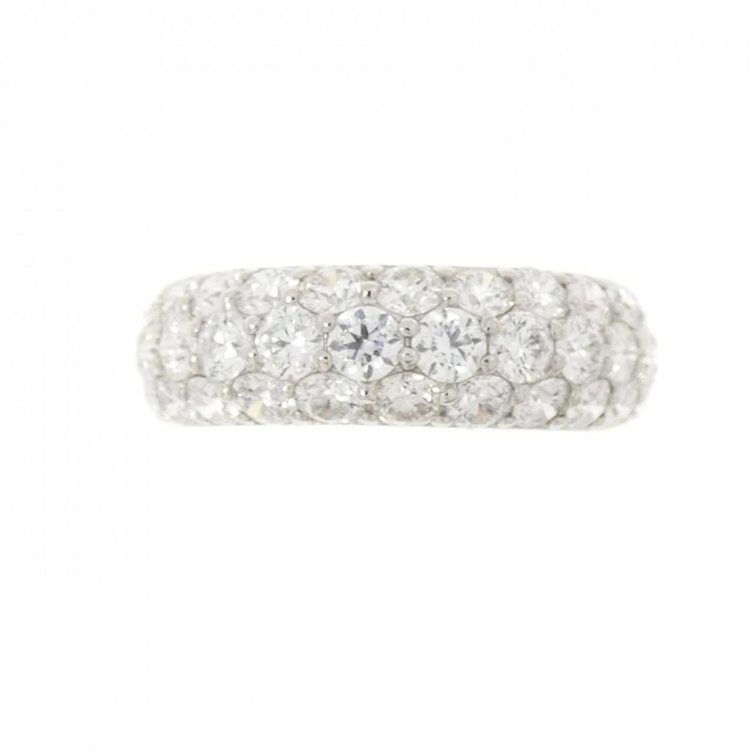 PT900 PAVE DIAMOND RING - 2