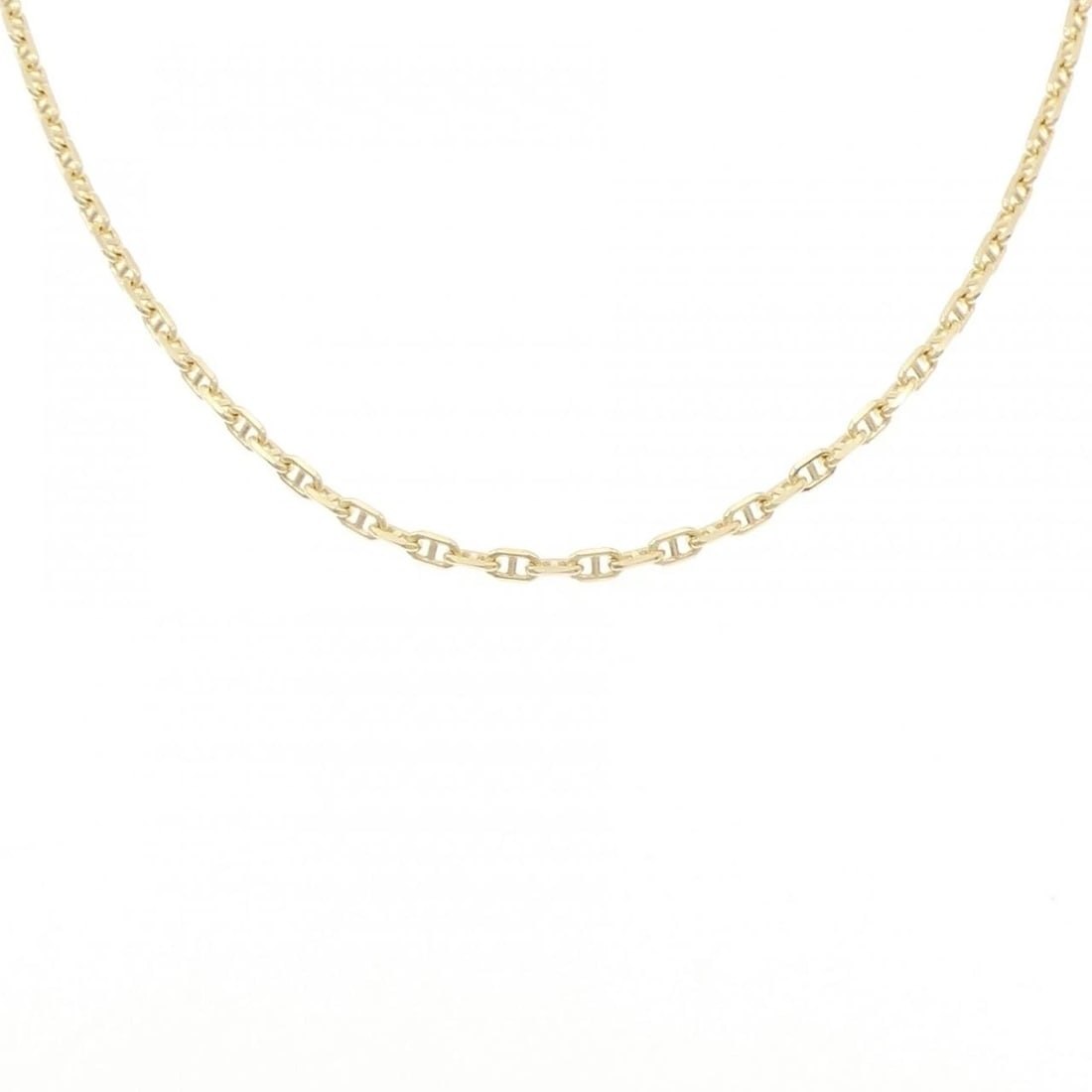 750YG NECKLACE: 750YG Necklace Brand: Unbranded Type/Style: Necklace Material: 750 yellow gold, Color: YG Size: Length: 45cm Accessories: None Accessories Notice: When purchasing pre-owned goods, please refer to the