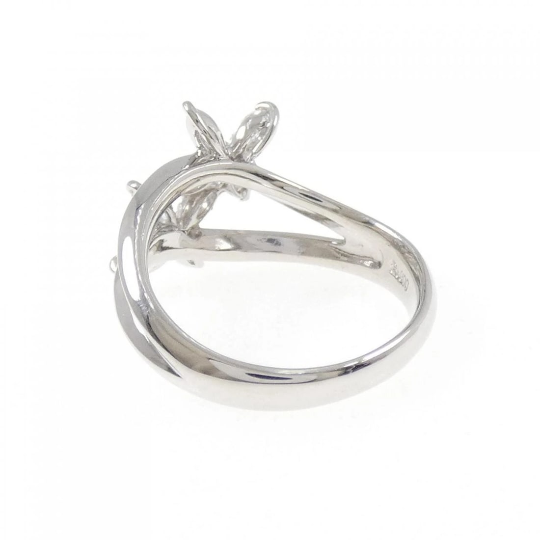 PT900 FLOWER DIAMOND RING - 3
