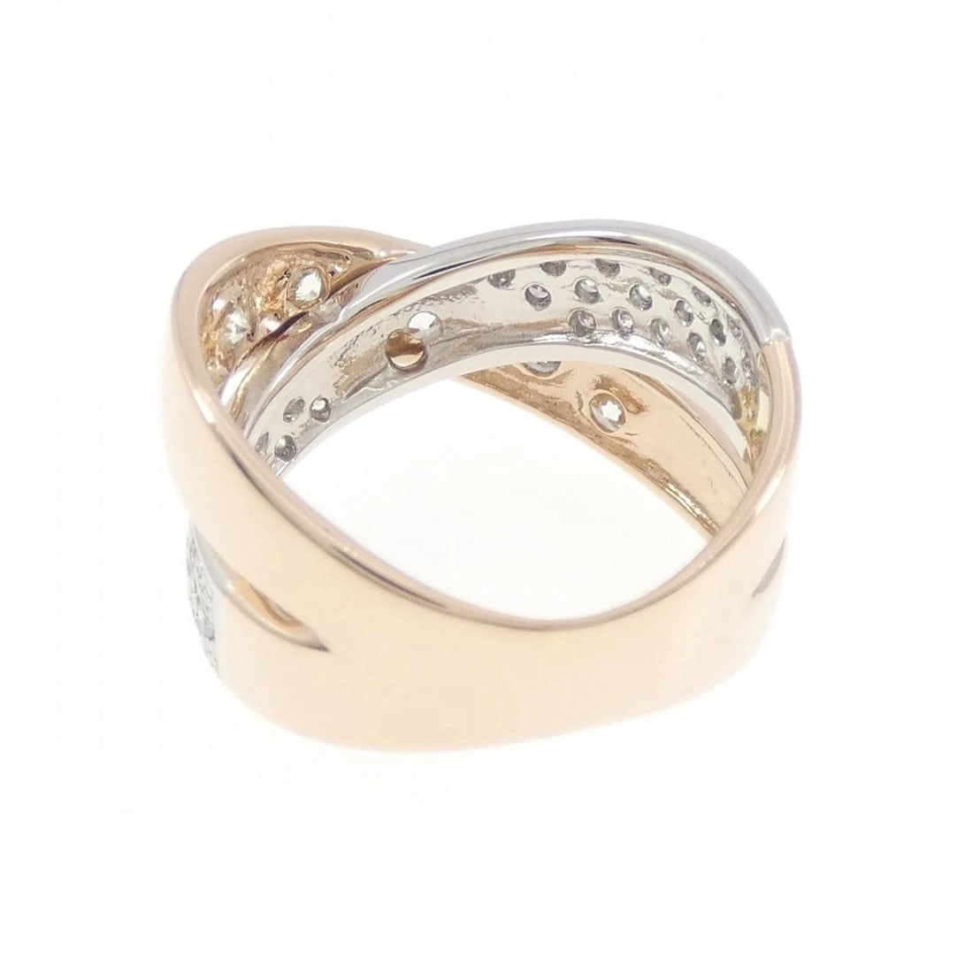 K18PG/PT900 DIAMOND RING - 3