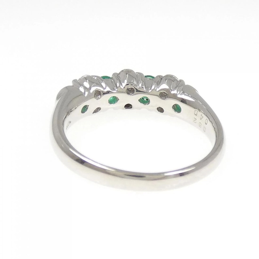 PT900 EMERALD RING - 3