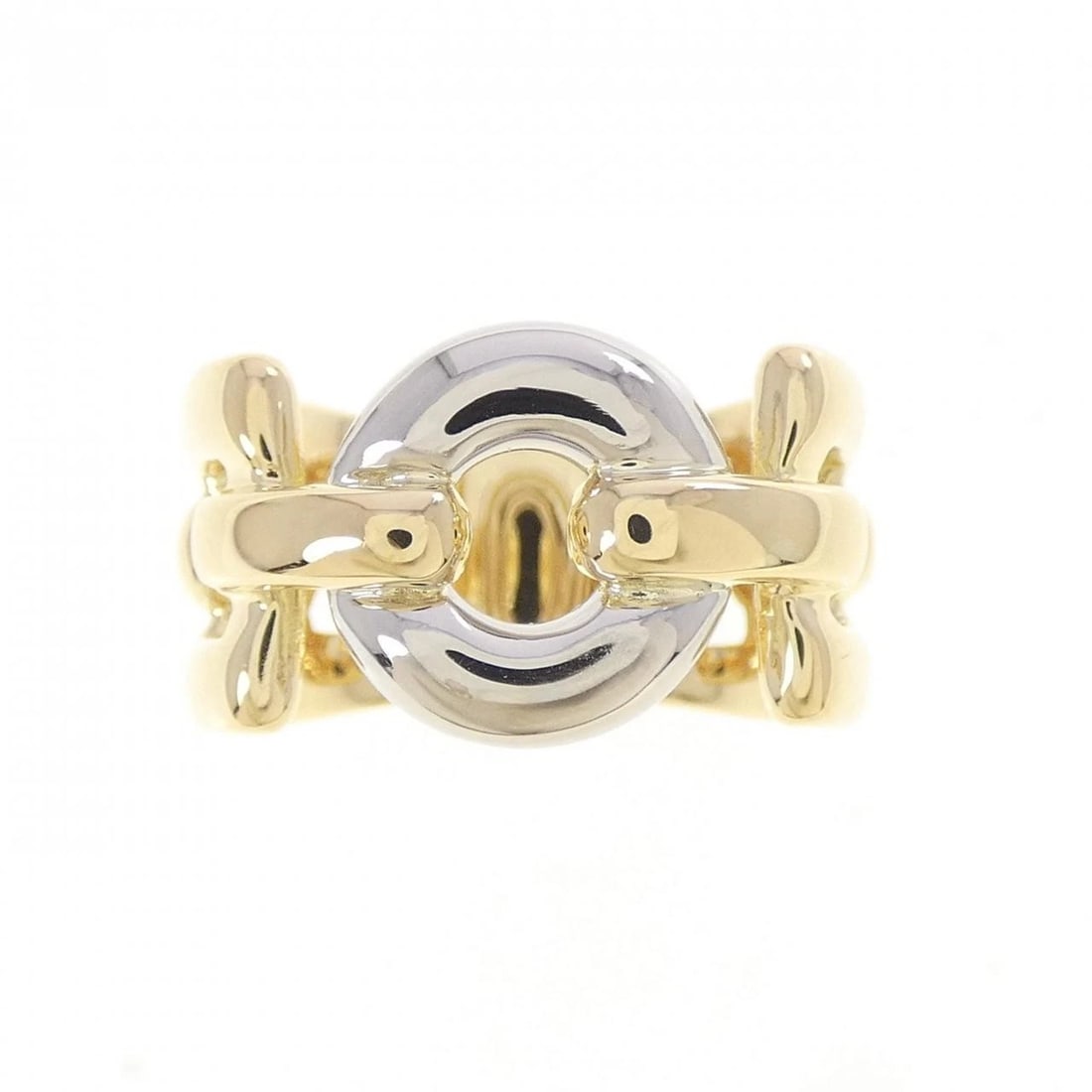 K18YG/PT900 RING - 2