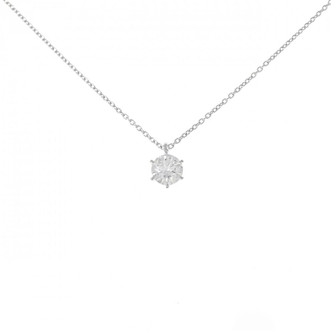 PT900/PT850 DIAMOND NECKLACE: PT900/PT850 Diamond Necklace Brand: Unbranded Type/Style: Necklace Material: Platinum900/Platinum850, Main Stone Natural Color: PT Size: Length: 45cm Accessories: None Accessories Notice: When