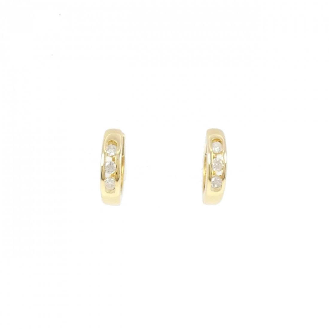K18YG DIAMOND PIERCE: K18YG Diamond Pierce Brand: Unbranded Type/Style: Diamond Pierce/Earring Material: K18 yellow gold, Main Stone Natural Color: yellow gold Size: Approximate dimensions (height x width): 10.5cm x 2.5cm