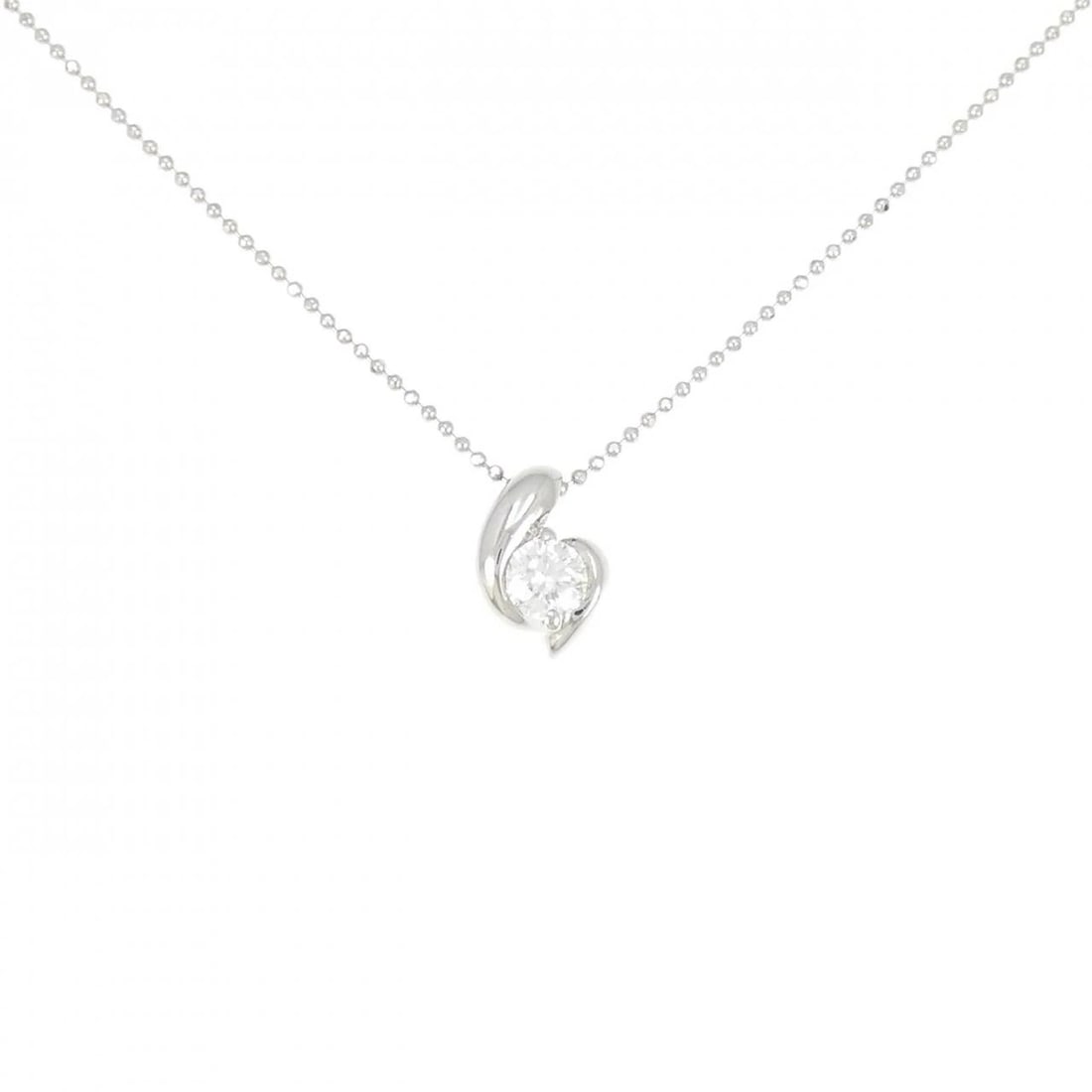PT DIAMOND NECKLACE: PT Diamond Necklace Brand: Unbranded Type/Style: Diamond Necklace Material: Platinum, Main Stone Natural Color: Platinum Size: Length: 40cm Pendant length approx. x width approx.: 11.2mmx7.6mm Chain m