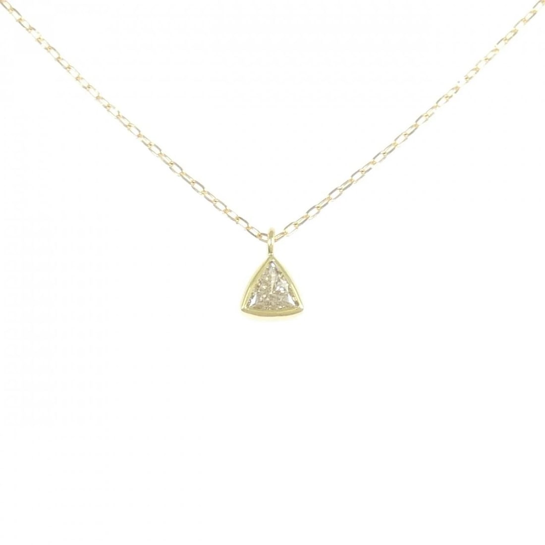18K YELLOW GOLD DIAMOND NECKLACE: 18K Yellow Gold Diamond Necklace Brand: Unbranded Type/Style: Diamond Necklace Material: K18 yellow gold, Main Stone Natural Color: yellow gold Size: Length: 45cm Pendant length approx. x width approx