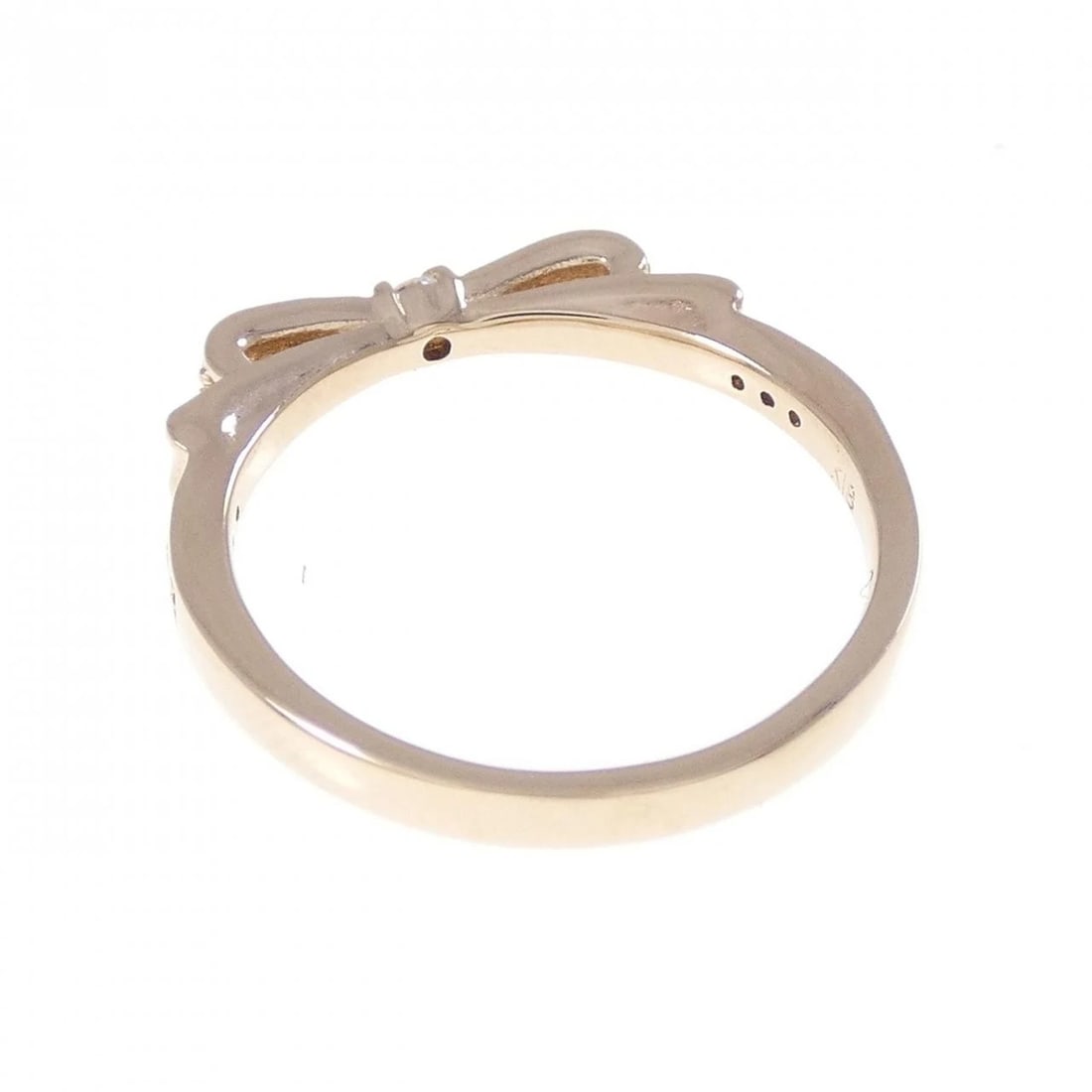 K18PG RIBBON DIAMOND RING - 3