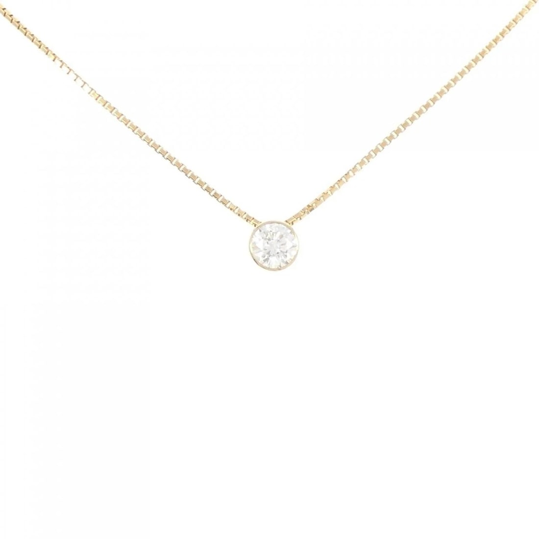 18K YELLOW GOLD DIAMOND NECKLACE (1 of 5)