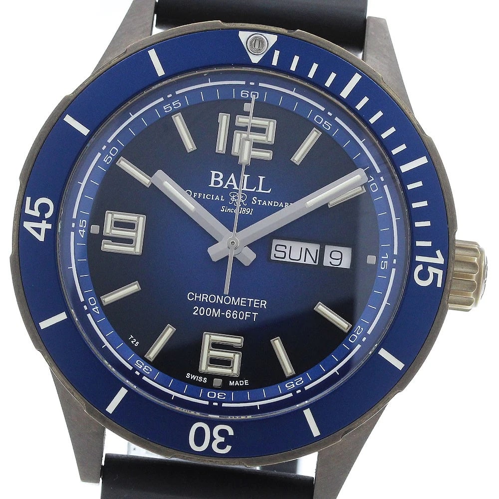 BALLWATCH ROADMASTER ARCHANGEL BRONZE AUTOMATIC WATCH: BALLWATCH Roadmaster Archangel Bronze Automatic Watch Brand: BALLWATCH Type/Style: Wristwatch Material: Band Material rubber, Case Material Stainless Steel / Bronze Color: Dial Color blue Size: Case