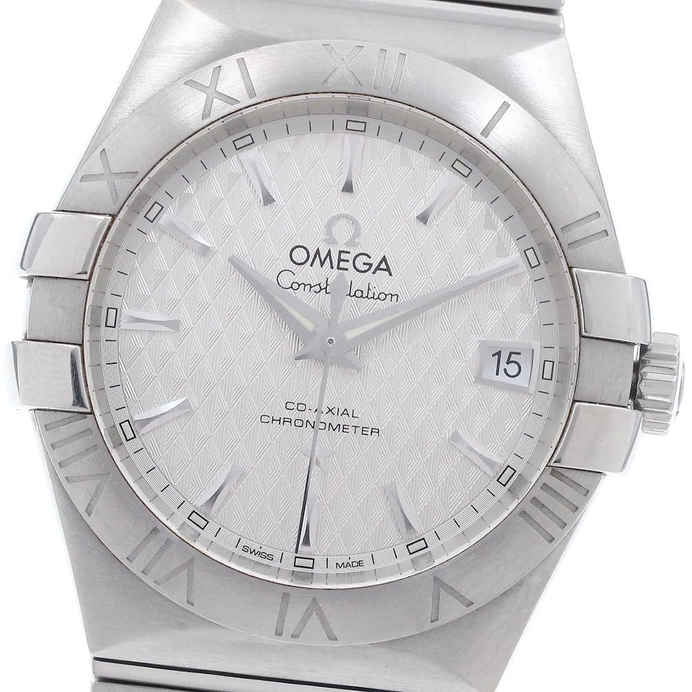 OMEGA CONSTELLATION COAXIAL AUTOMATIC WATCH: OMEGA Constellation Coaxial Automatic Watch Brand: OMEGA Type/Style: Wristwatch Material: Band Material Stainless Steel, Case Material Stainless Steel Color: Dial Color Silver Size: Case Size