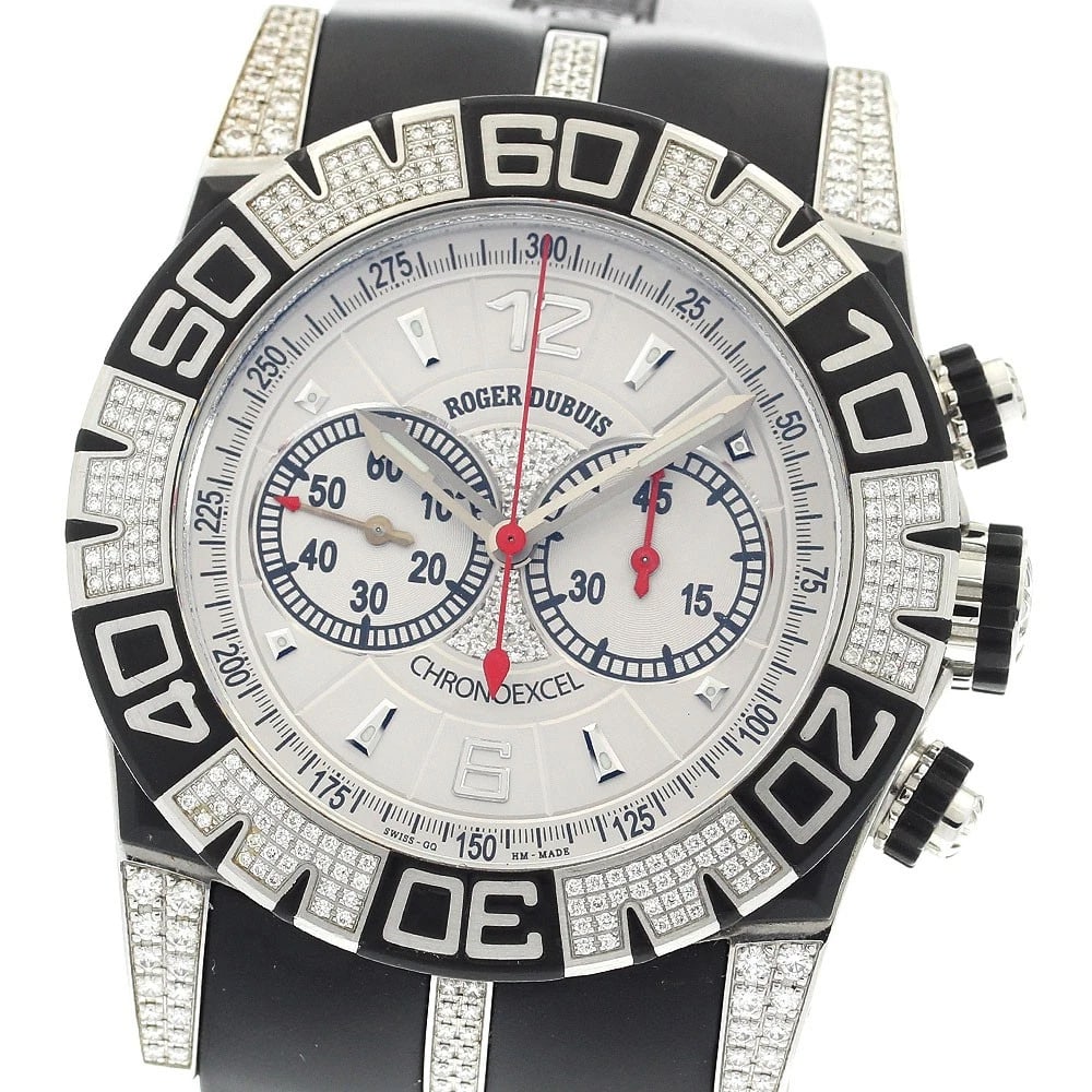 ROGER DUBUIS DIVER DIAMOND CHRONOGRAPH AUTOMATIC WATCH (1 of 2)