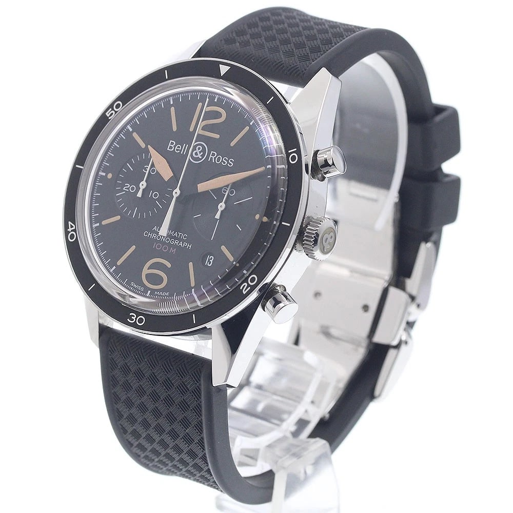 BELL?ROSS BLACK DATE AUTOMATIC WATCH - 2