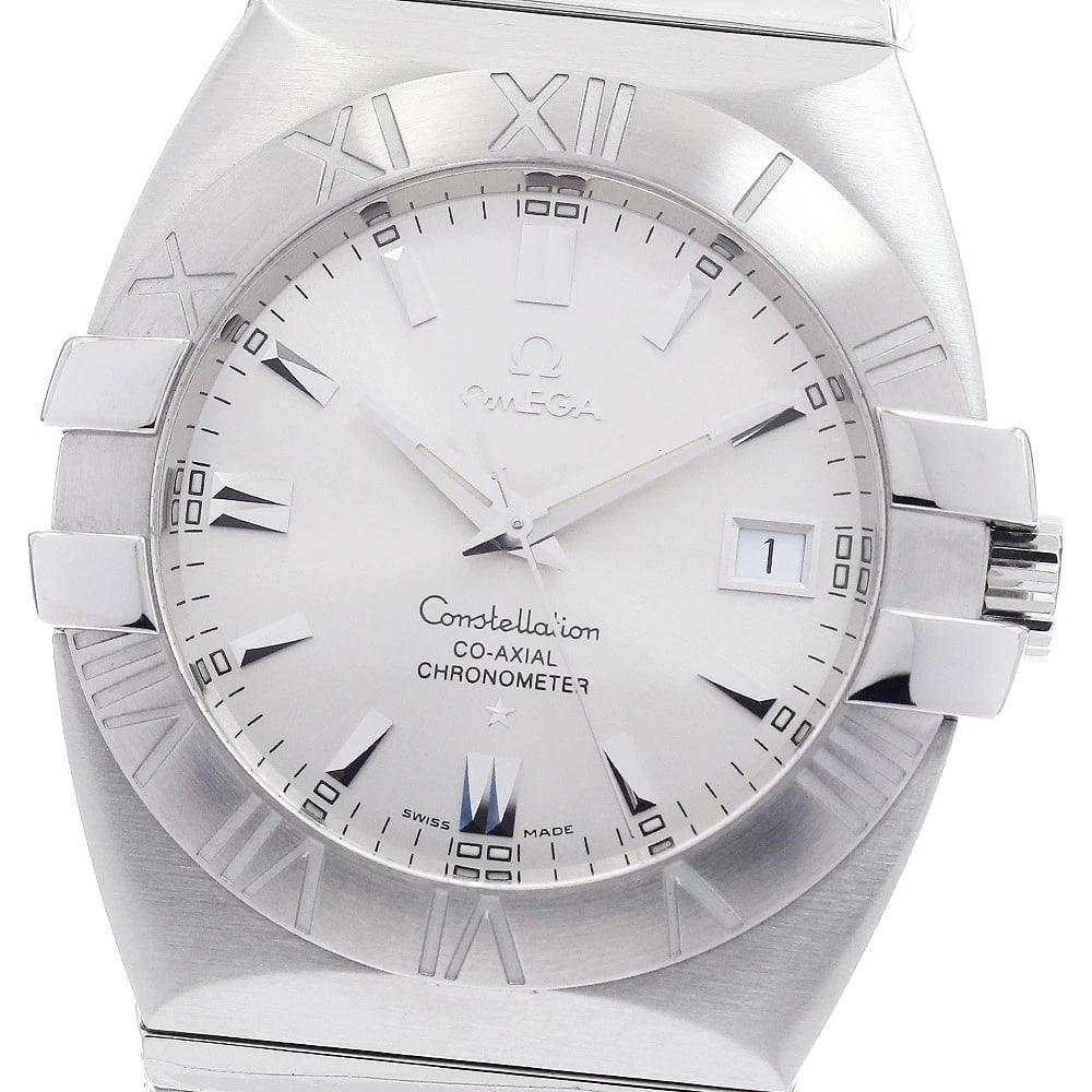 OMEGA CONSTELLATION DOUBLE EAGLE DATE SILVER DIAL WATCH: OMEGA Constellation Double Eagle Date Silver Dial Watch Brand: OMEGA Type/Style: Wristwatch Material: Band Material Stainless Steel, Case Material Stainless Steel Color: Dial Color Silver Size: Case