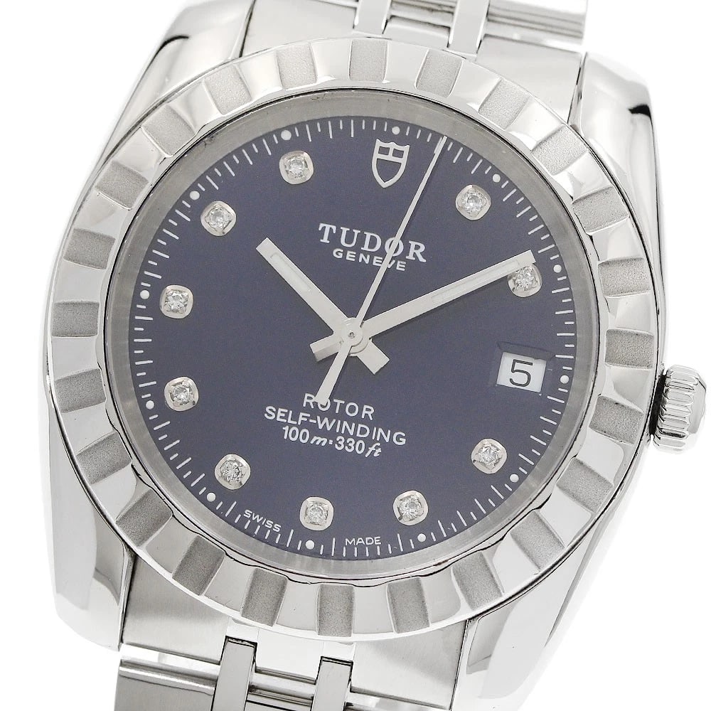 TUDOR CLASSIC DATE NAVY DIAL AUTOMATIC WATCH (1 of 5)