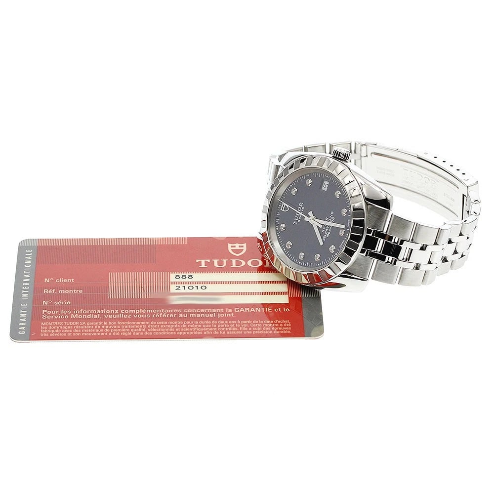 TUDOR CLASSIC DATE NAVY DIAL AUTOMATIC WATCH - 2