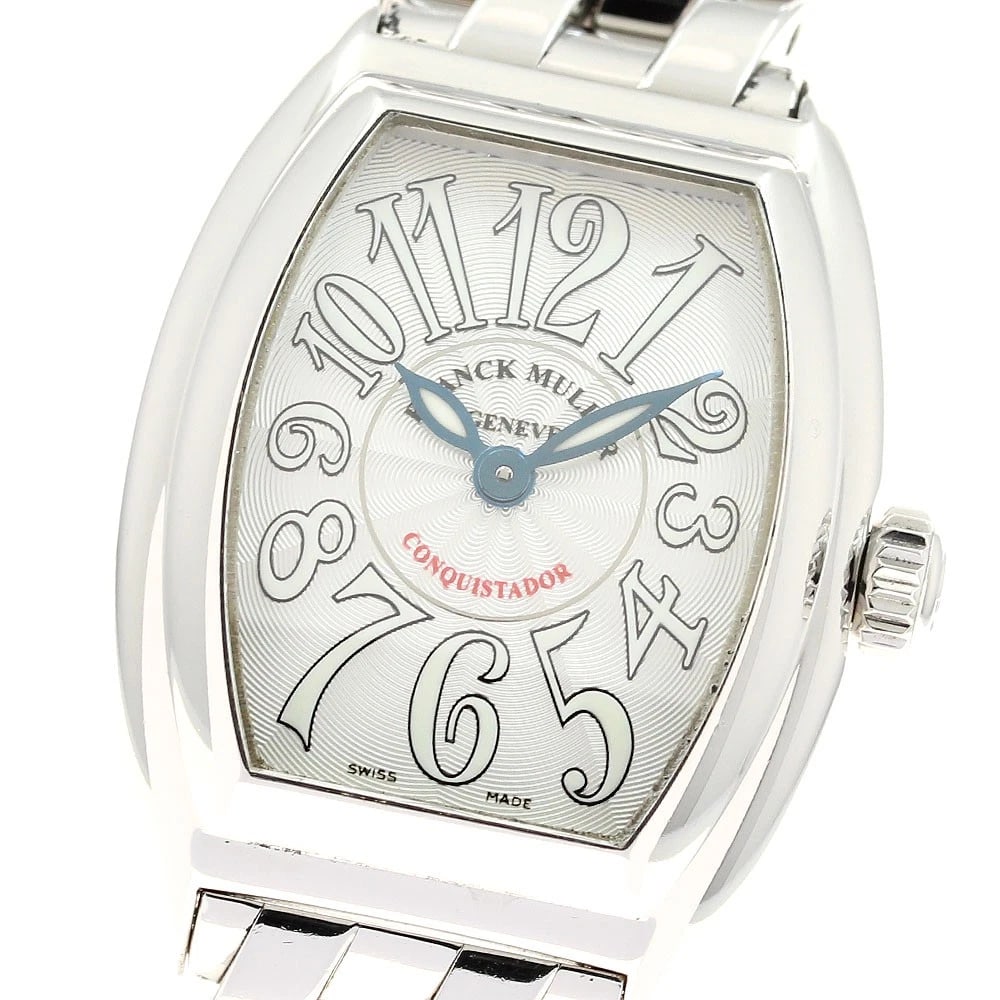 FRANCK MULLER CONQUISTADOR SILVER DIAL QUARTZ WATCH: FRANCK MULLER Conquistador Silver Dial Quartz Watch Brand: FRANCK MULLER Type/Style: Wristwatch Material: Band Material Stainless Steel, Case Material Stainless Steel Color: Dial Color Silver Size: