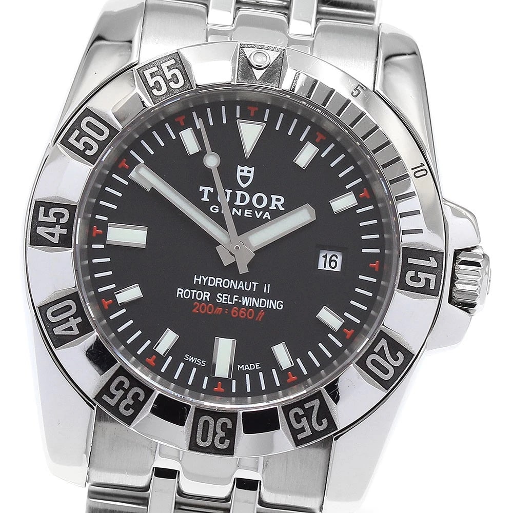 TUDOR HYDRO NOTE DATE BLACK DIAL AUTOMATIC WATCH: TUDOR Hydro Note Date black Dial Automatic Watch Brand: TUDOR Type/Style: Wristwatch Material: Band Material Stainless Steel, Case Material Stainless Steel Color: Dial Color black Size: Case Size