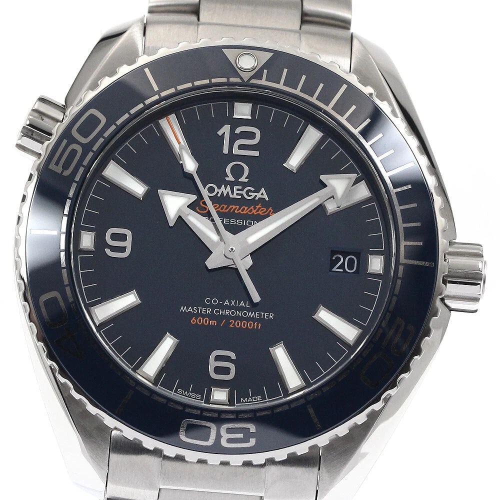 OMEGA SEAMASTER PLANET OCEAN MASTER CO-AXIAL WATCH: OMEGA Seamaster Planet Ocean Master Co-Axial Watch Brand: OMEGA Type/Style: Wristwatch Material: Band Material Stainless Steel, Case Material Stainless Steel Color: Dial Color blue Size: Case Size