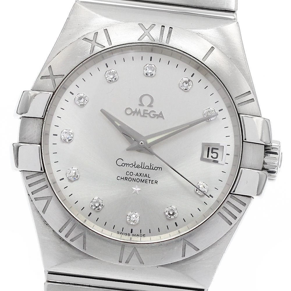 OMEGA CONSTELLATION SILVER DIAL AUTOMATIC WATCH: OMEGA Constellation Silver Dial Automatic Watch Brand: OMEGA Type/Style: Wristwatch Material: Band Material Stainless Steel, Case Material Stainless Steel Color: Dial Color Silver Size: Case Size