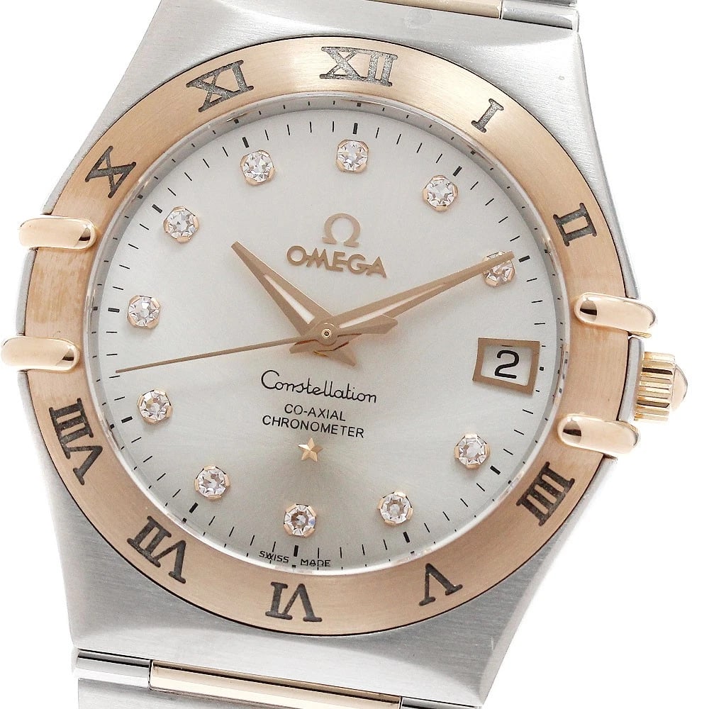 OMEGA CONSTELLATION AUTOMATIC WATCH: OMEGA Constellation Automatic Watch Brand: OMEGA Type/Style: Wristwatch Material: Band Material Stainless Steel/PG, Case Material Stainless Steel/PG Color: Dial Color Silver Size: Case Size About36mm