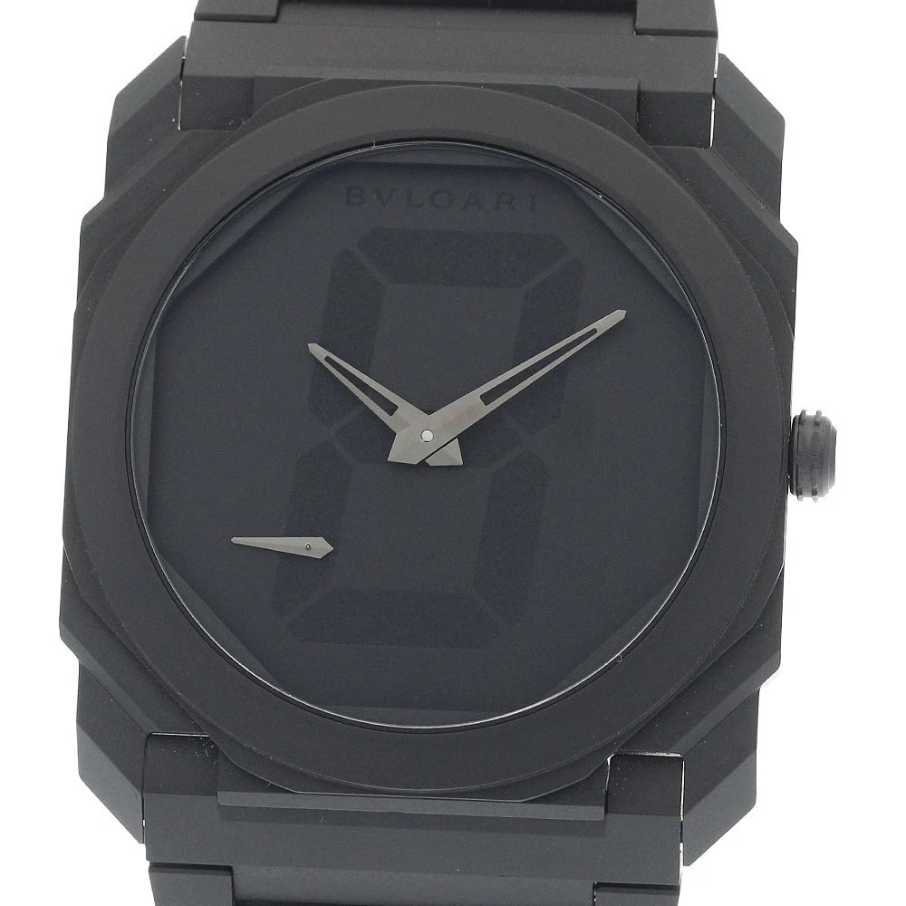 BVLGARI OCTO FINISSIMO MIYAJIMA TATSUO LIMITED WATCH: BVLGARI Octo Finissimo Miyajima Tatsuo limited Watch Brand: BVLGARI Type/Style: Wristwatch Material: Band Material ceramic, Case Material ceramic Color: Dial Color black Size: Case Size About(1.6inch)