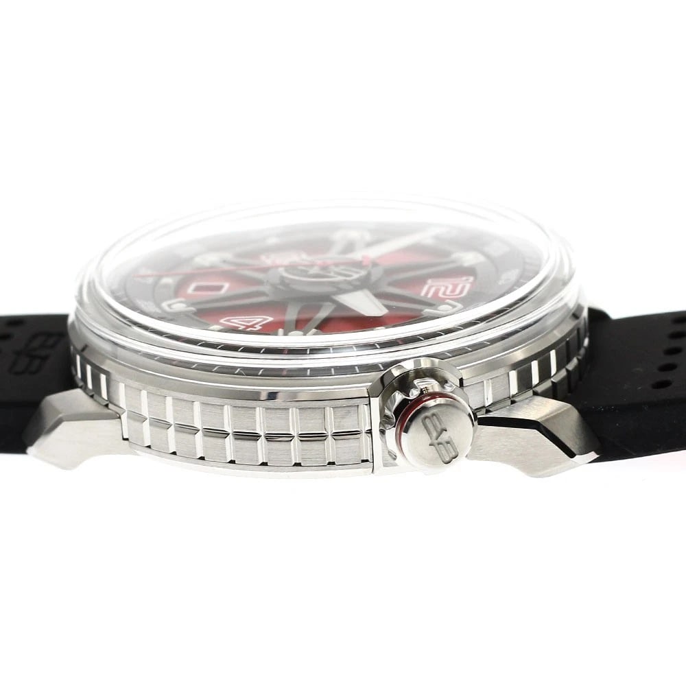 BOMBERG DATE RED DIAL AUTOMATIC WATCH - 2