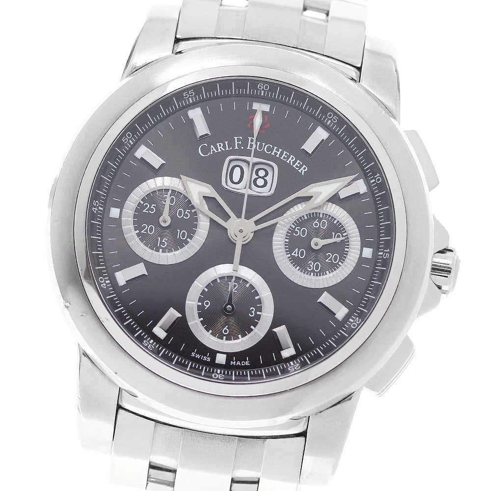 CARL F.BUCHERER PATRAVI CHRONOGRAPH AUTOMATIC WATCH (1 of 4)