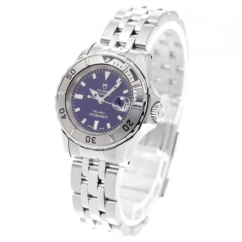 TUDOR PRINCESS DATE HYDRO NOTE NAVY DIAL AUTOMATIC WATCH - 2