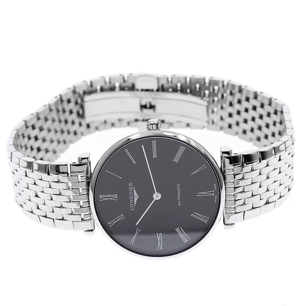 LONGINES LA GRAND CLASSIC DO BLACK DIAL AUTOMATIC WATCH - 2