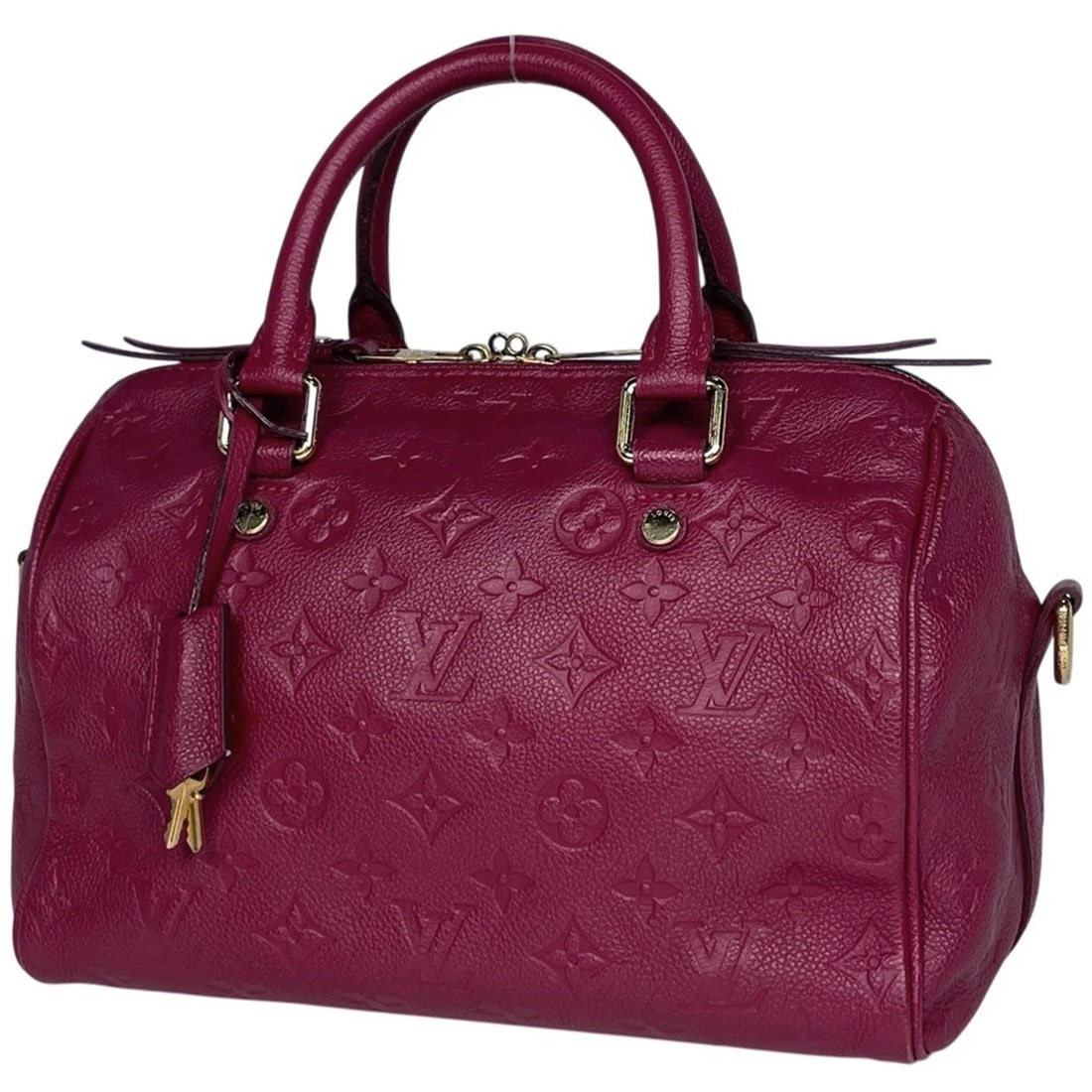LOUIS VUITTON SPEEDY BUNDRIERE HAND BAG: Louis Vuitton Speedy Bundriere Hand Bag Brand: Louis Vuitton Type/Style: Hand Bag Material: Monogram Ann Platt Color: Jaipur Size: Width 26cm(10.2inch) Height 18cm(7.1inch) Depth 16cm(6.3inch)