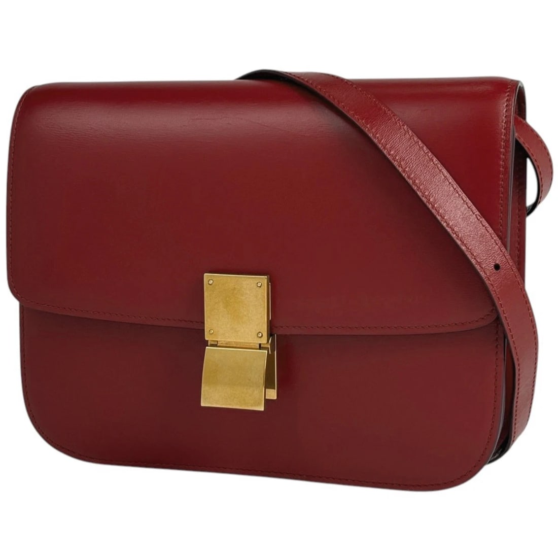 CELINE LOGO SHOULDER BAG