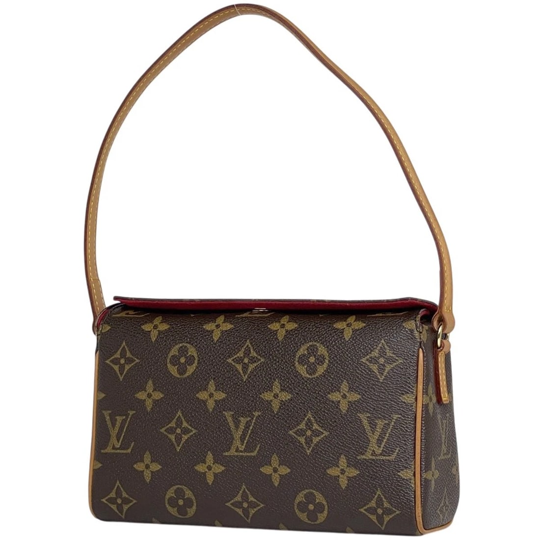 LOUIS VUITTON RECITAL ONE SHOULDER BAG: Louis Vuitton Recital One Shoulder Bag Brand: Louis Vuitton Type/Style: Hand Bag Material: Monogram Color: Brown Size: Width 20cm(7.9inch) Height 13cm(5.1inch) Depth 6.5cm(2.6inch) Accessories: None