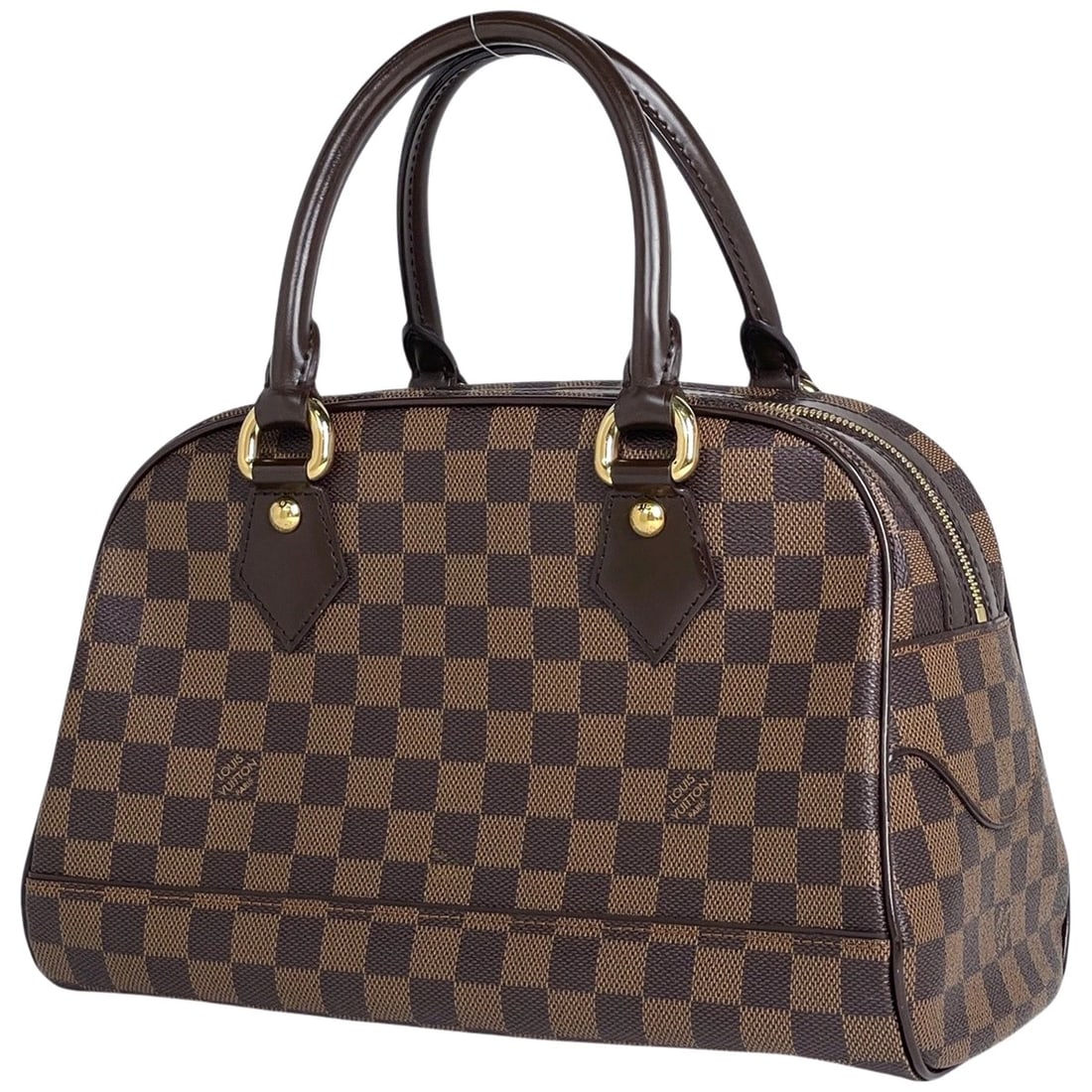 LOUIS VUITTON DUOMO HAND BAG: Louis Vuitton Duomo Hand Bag Brand: Louis Vuitton Type/Style: Hand Bag Material: Damier Color: Brown Size: Width 31.5cm(12.4inch) Height 20cm(7.9inch) Depth 15.5cm(6.1inch) Accessories: None