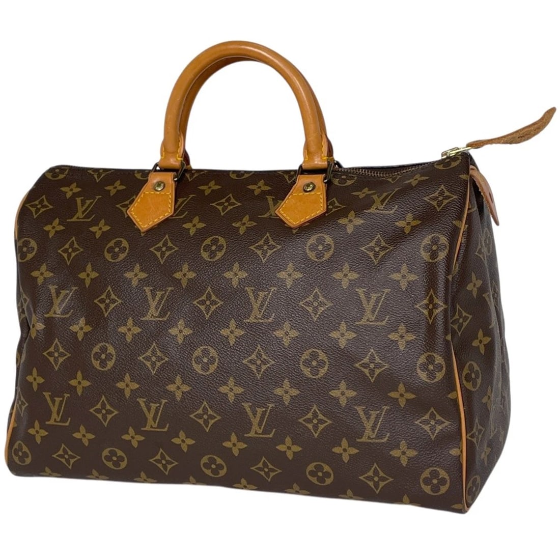 LOUIS VUITTON SPEEDY HAND BAG: Louis Vuitton Speedy Hand Bag Brand: Louis Vuitton Type/Style: Hand Bag Material: Monogram Color: Brown Size: Width 35cm(13.8inch) Height 23cm(9.1inch) Depth 18cm(7.1inch) Accessories: None