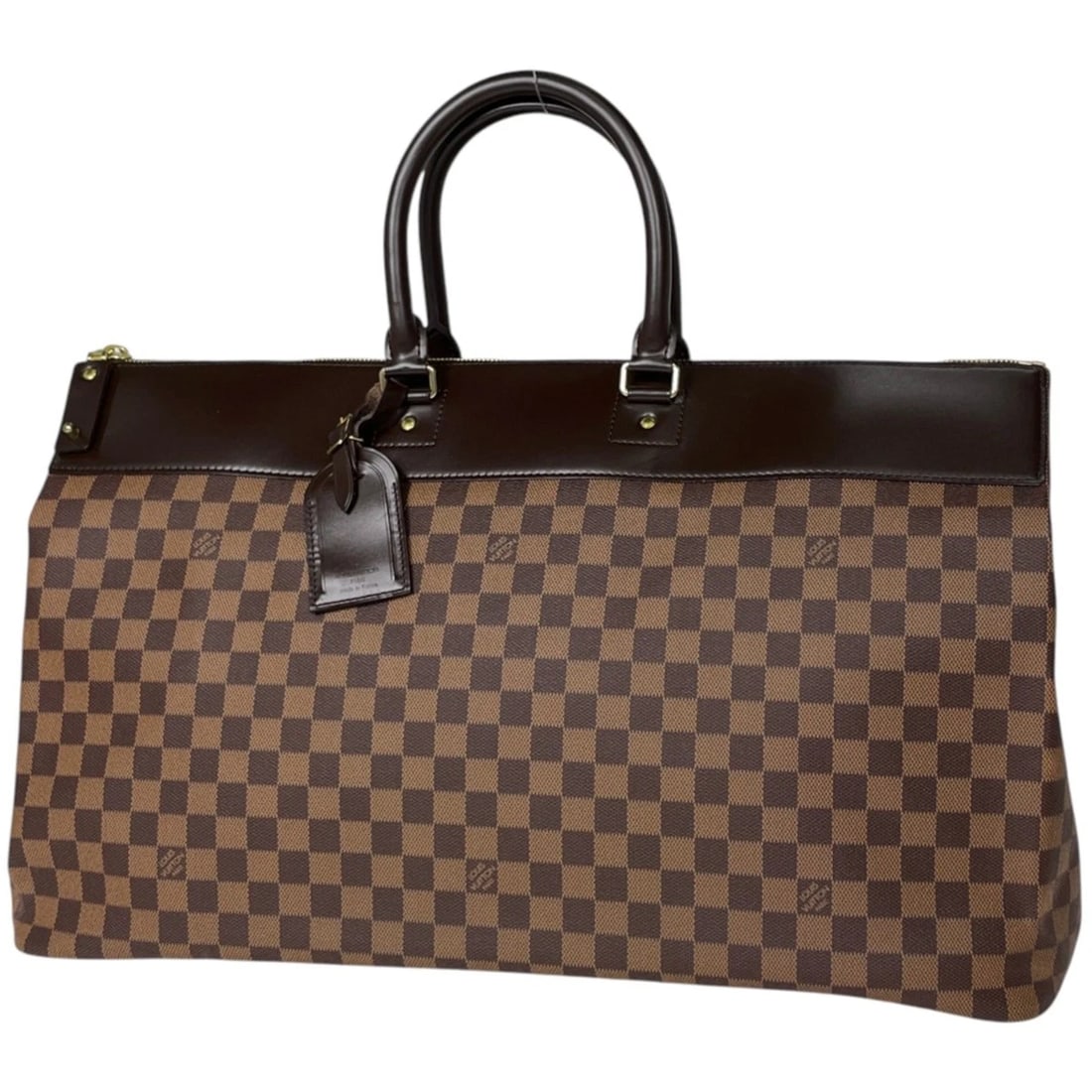 LOUIS VUITTON GREENWICH GM HAND BAG: Louis Vuitton Greenwich GM Hand Bag Brand: Louis Vuitton Type/Style: Hand Bag Material: Damier Color: Brown Size: Width 54cm(21.3inch) Height 32cm(12.6inch) Depth 25.5cm(10inch) Accessories: None