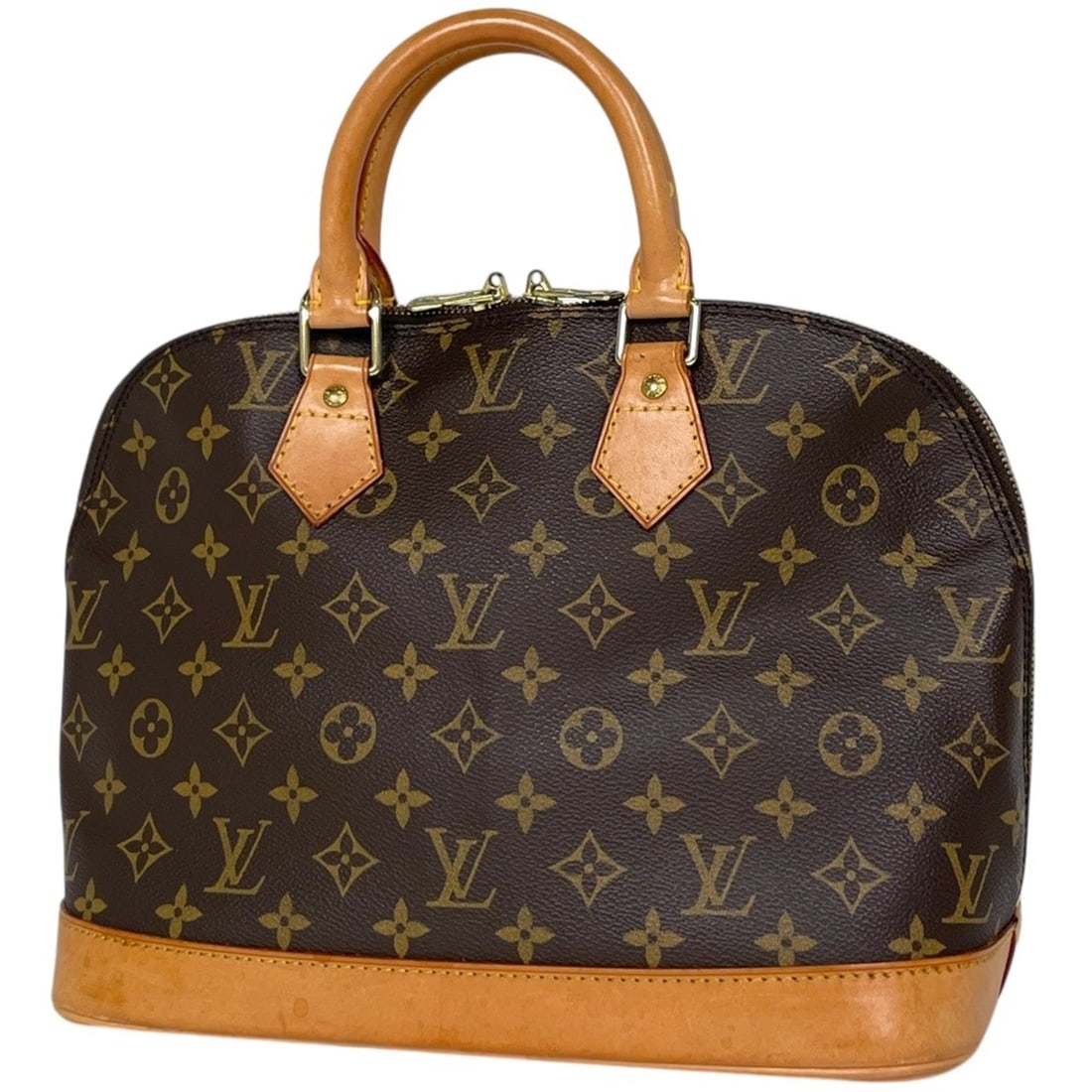 LOUIS VUITTON ALMA HAND BAG: Louis Vuitton Alma Hand Bag Brand: Louis Vuitton Type/Style: Hand Bag Material: Monogram Color: Brown Size: Width 31cm(12.2inch) Height 24cm(9.4inch) Depth 16cm(6.3inch) Accessories: None