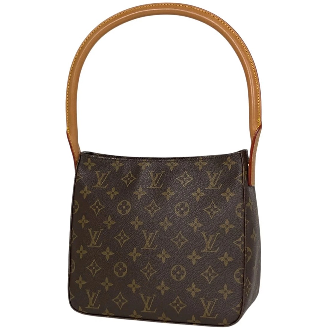 LOUIS VUITTON LOOPING MM ONE SHOULDER BAG: Louis Vuitton Looping MM One Shoulder Bag Brand: Louis Vuitton Type/Style: Shoulder Bag Material: Monogram Color: Brown Size: Width 24cm(9.4inch) Height 21cm(8.3inch) Depth 10cm(3.9inch) Accessories: